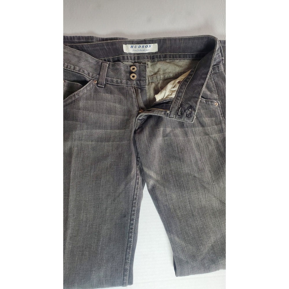 Hudson Fine Tailored Jeans Gray Wash Women's Size 29 Low Rise Denim - Picture 4 of 15